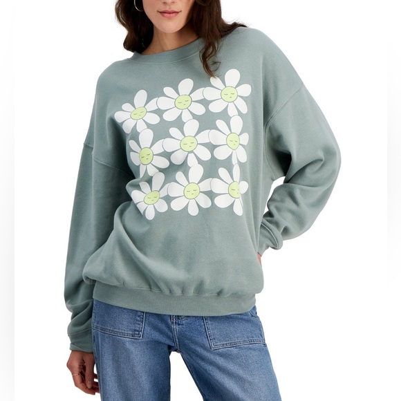 Grayson Threads, The Label Juniors' Sleepy Daisy Graphic Sweatshirt/size… - Picture 1 of 9